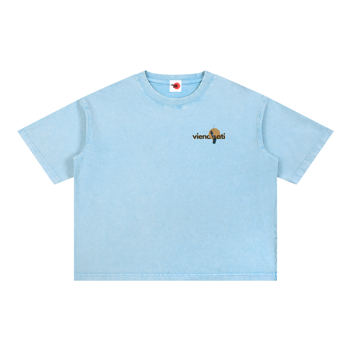 VIENA PATIS MINERAL WASH T-SHIRT